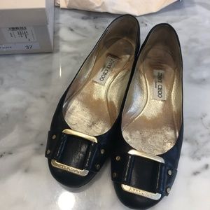 Jimmy Choo black flats